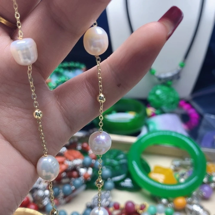 玛瑙/玉髓颈饰合金吊坠