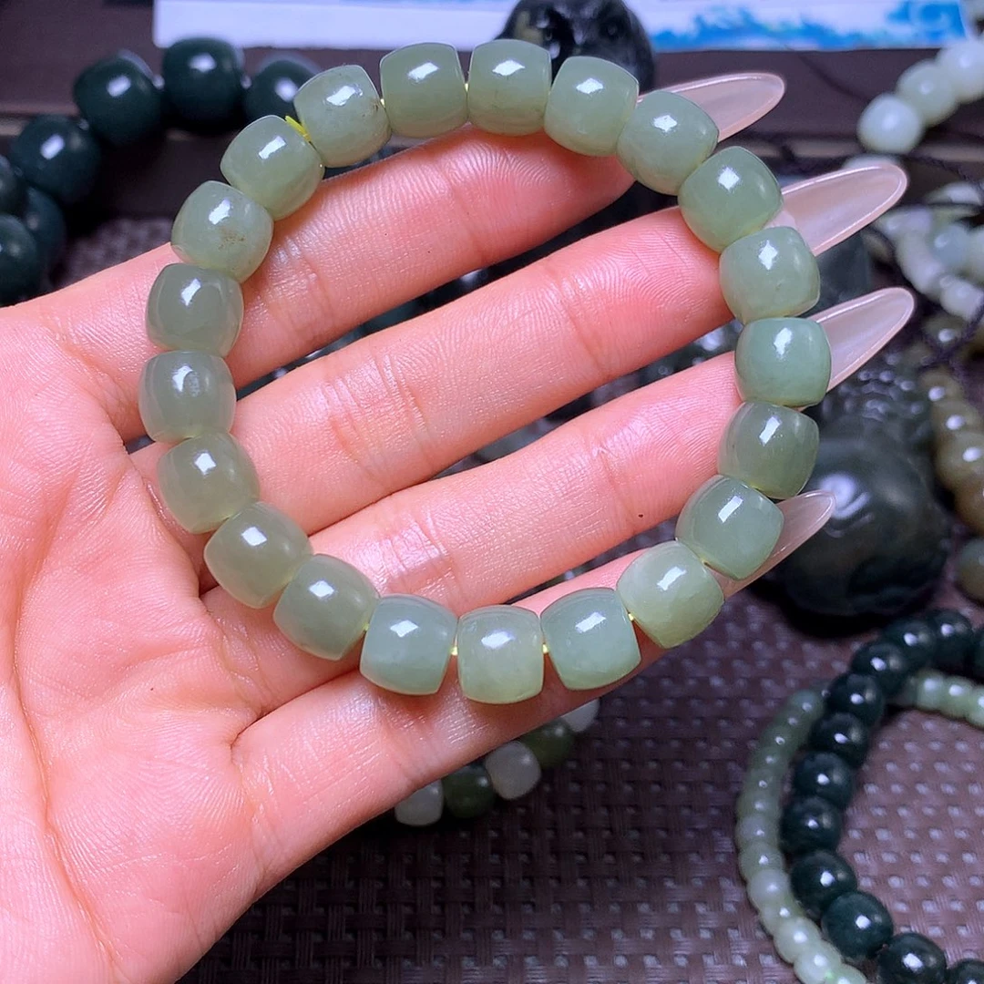 未镶嵌手串和田玉卡10