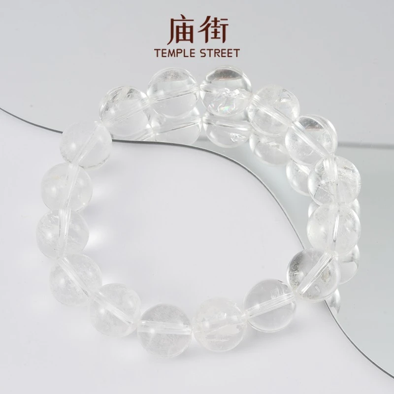 庙街珠宝白阿塞水晶手串（多样性发一）