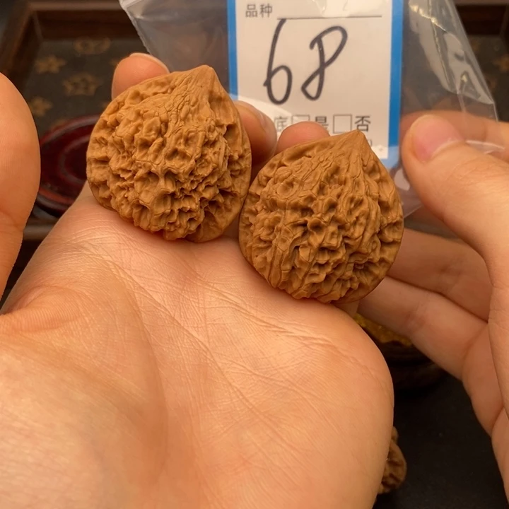 文玩核桃吊坠官帽39