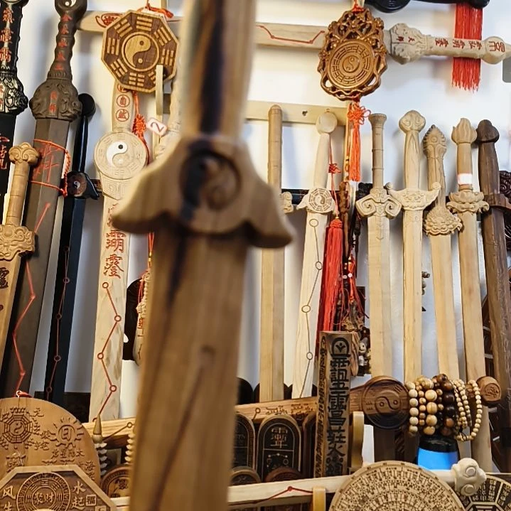 W***e桃木雷击桃木剑原木原色