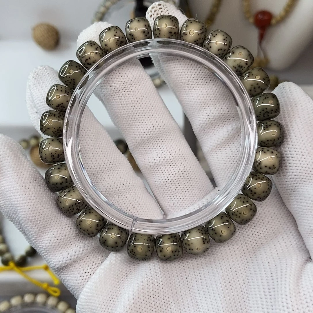 星月菩提手串9绿冰透大眼睛37