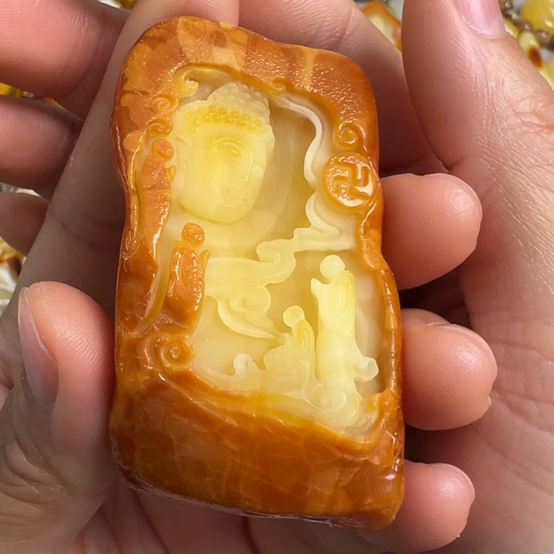 蜜蜡未镶嵌裸石蜜蜡