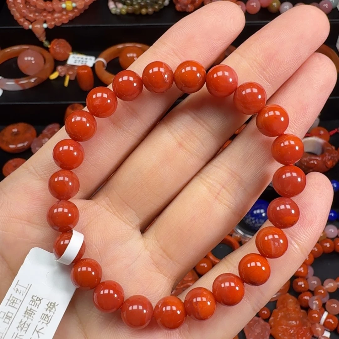 南红玛瑙未镶嵌手串8mm