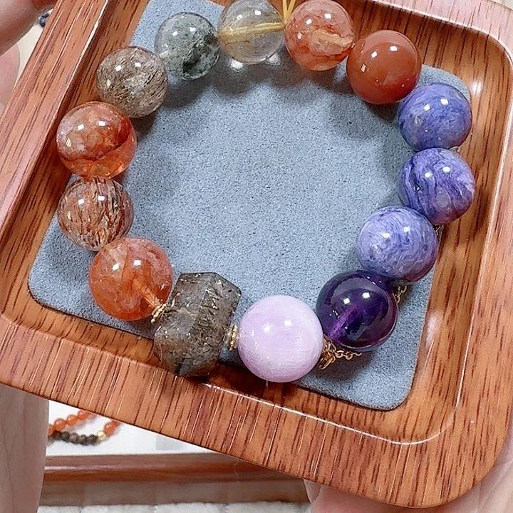 水晶手链合金多宝