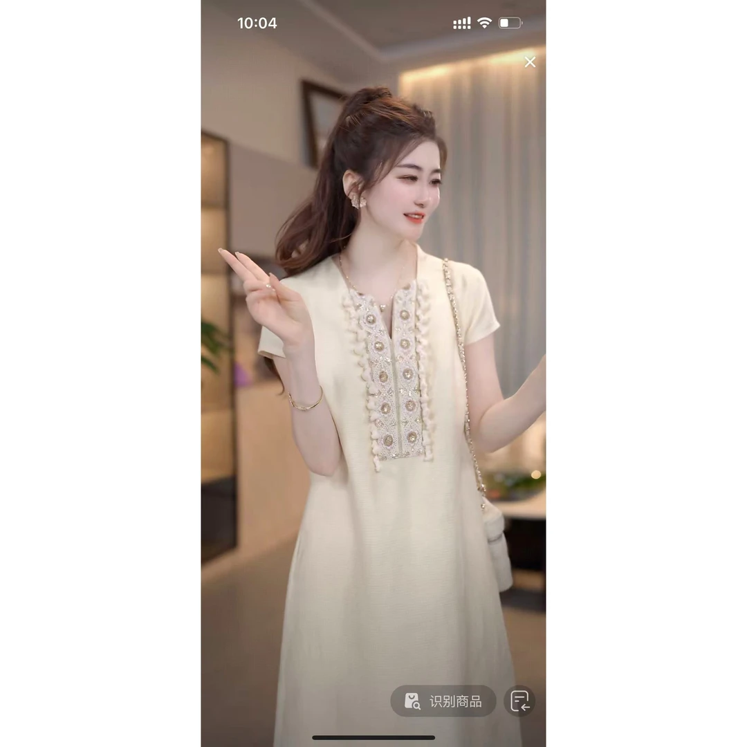 『重工假日M』FY时尚气质百搭连衣裙8772