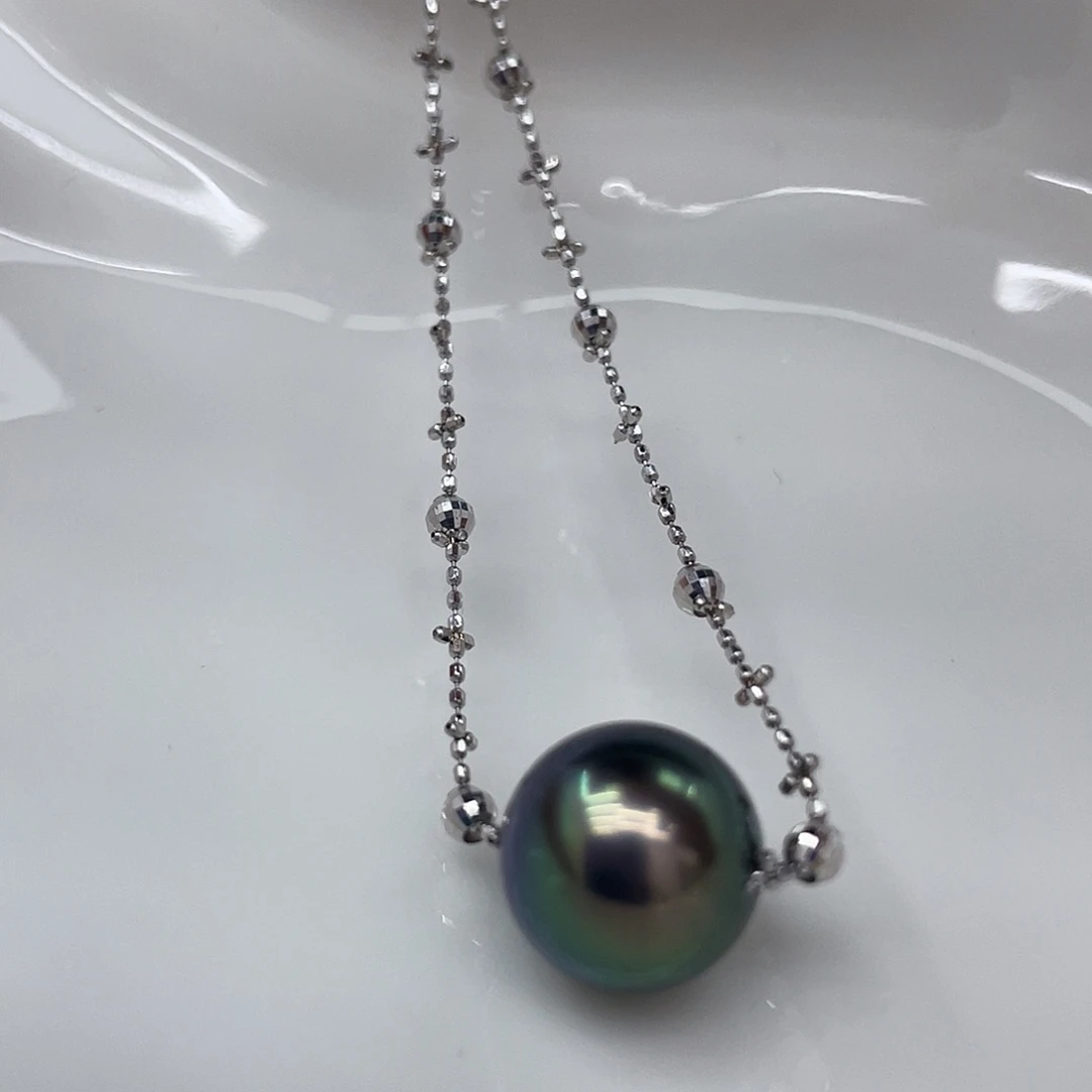 海水珍珠手绳18K金镶嵌