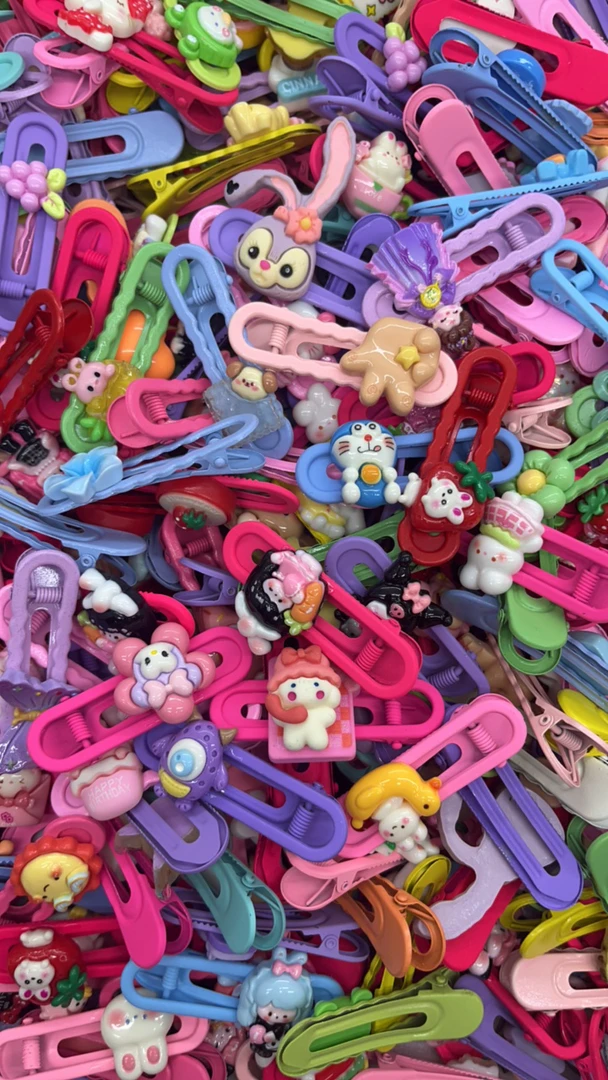 高品质小卡可爱熊猫三丽鸥女孩卡通ins网红手工儿童韩版刘海发夹