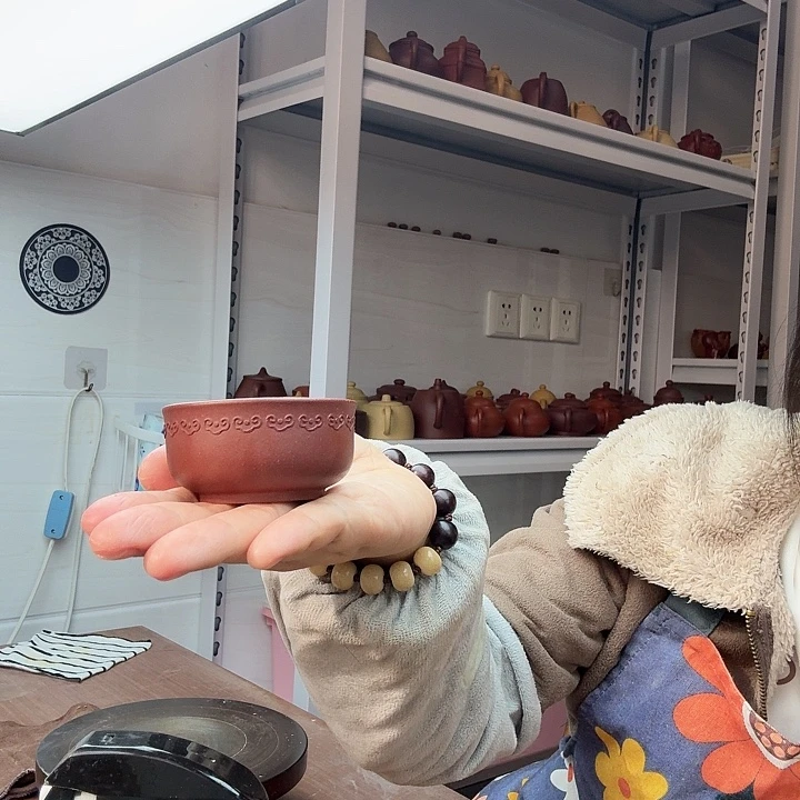 紫泥茶案如意杯如意杯