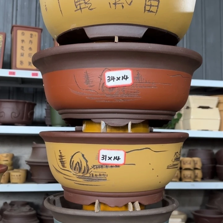 花盆紫砂100-4。