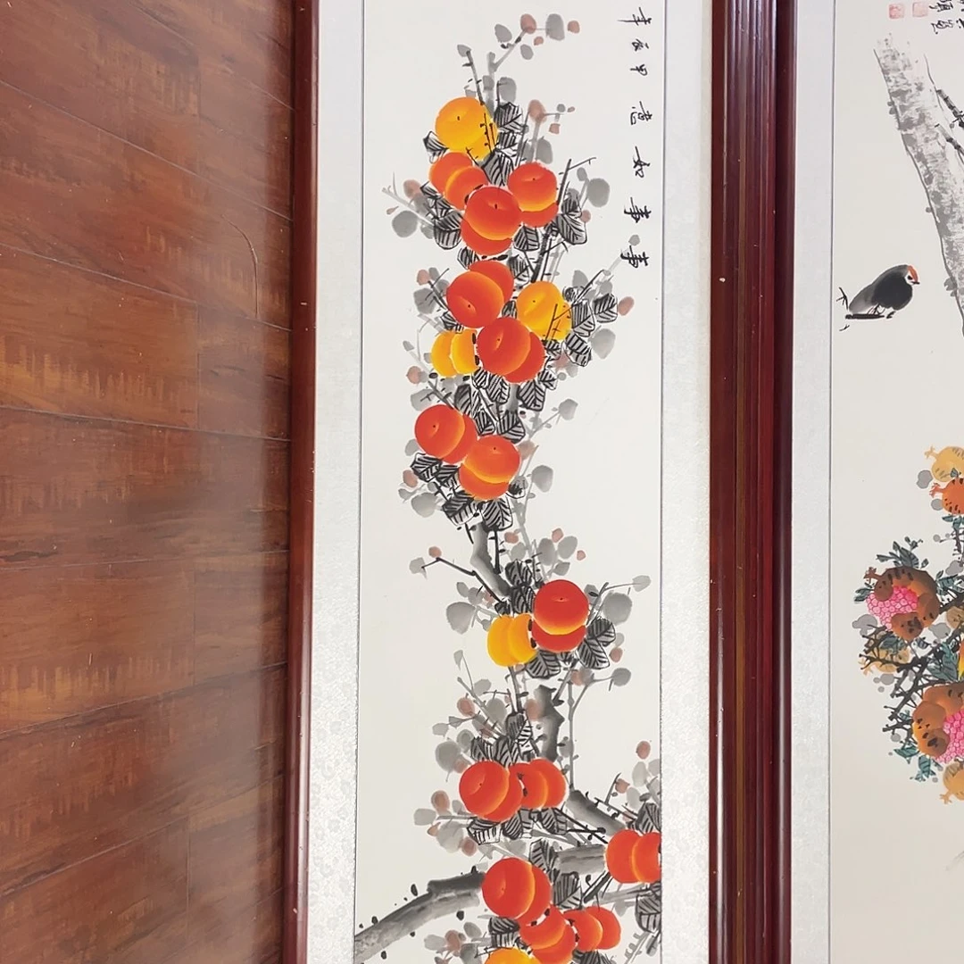 国画带框尺寸48*163厘米