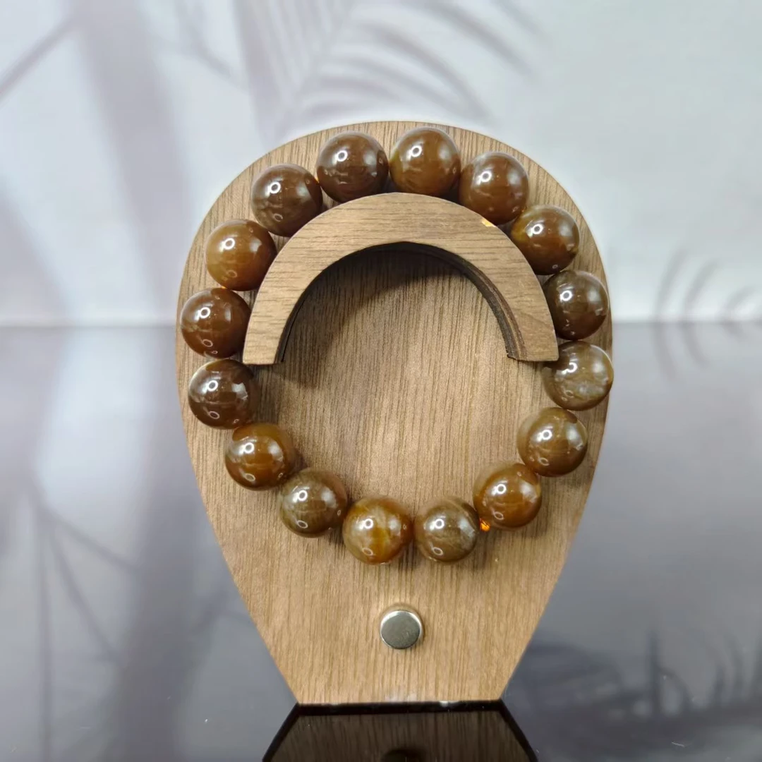 U和田玉圆珠手串（卡12）2892