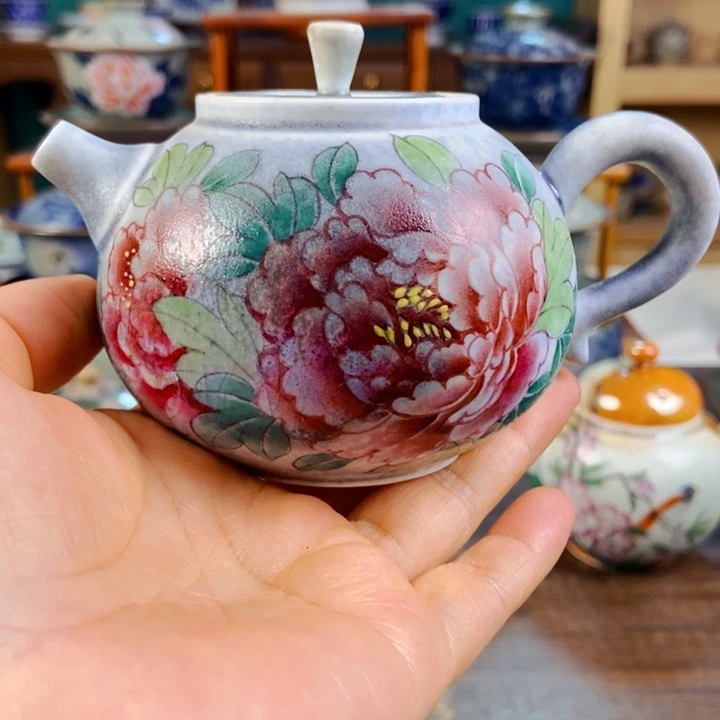 木***6瓷片手工制作工艺精湛等