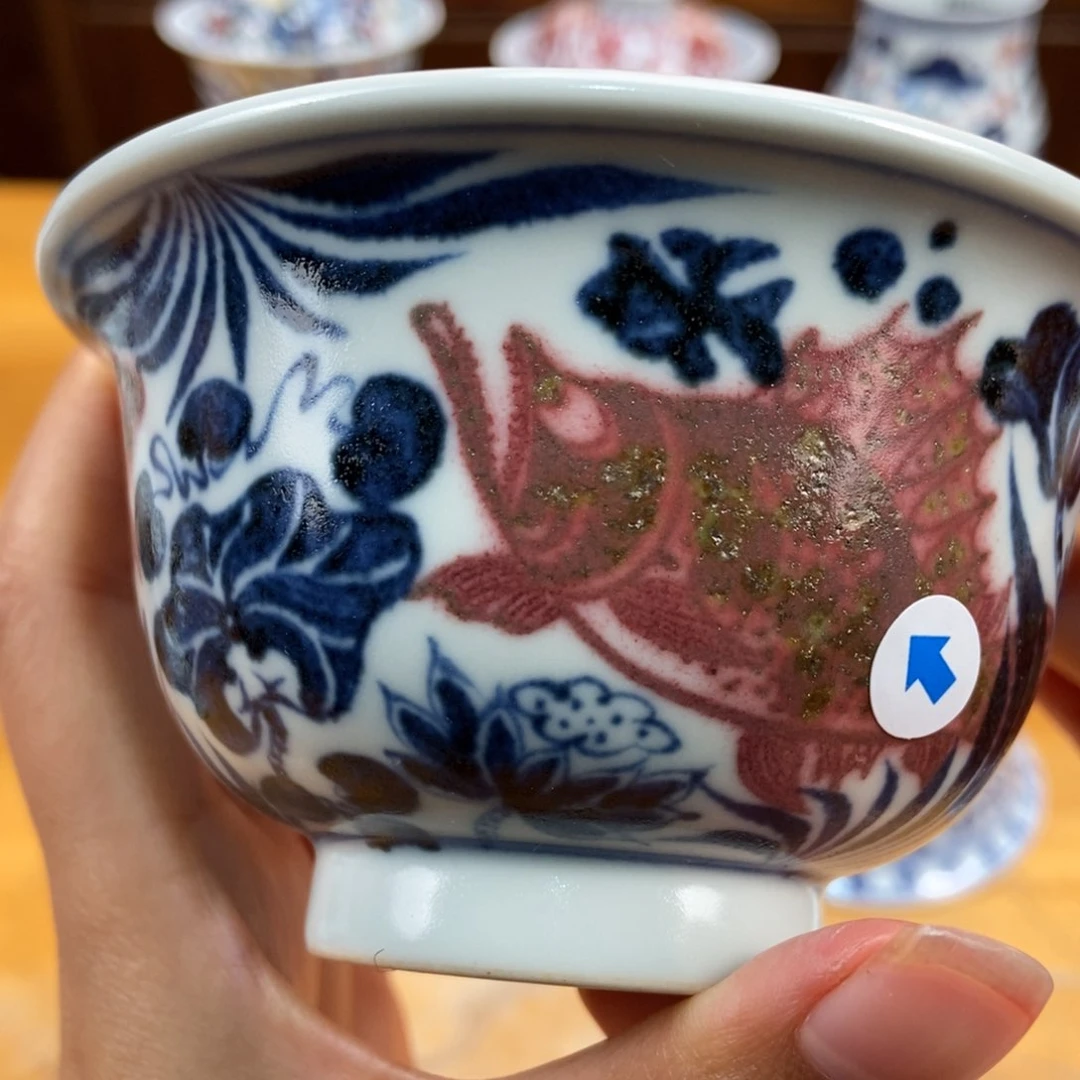 手绘现代茶具非古董