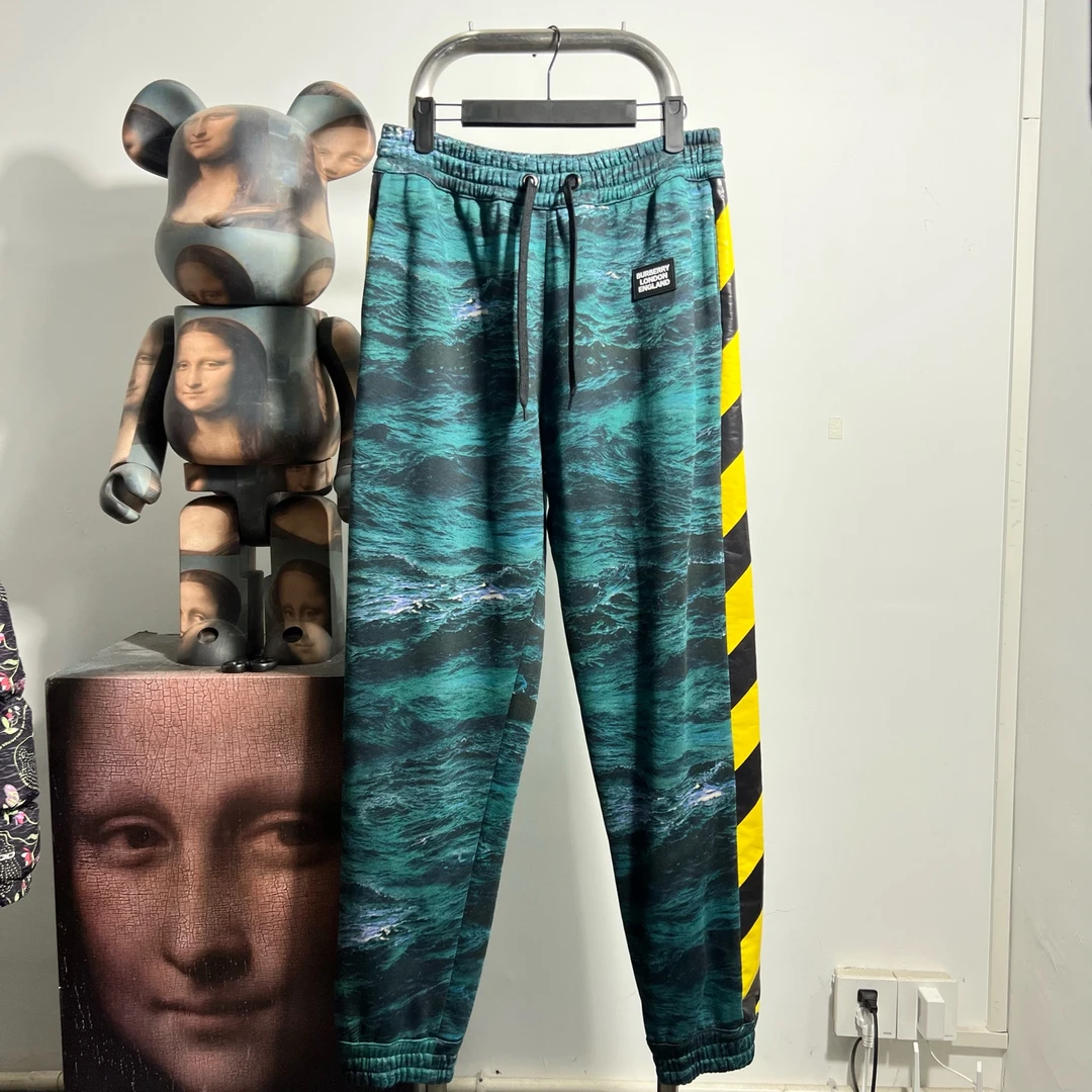 未使用 BURBERRY/博柏利 巴宝莉橡胶标logo长裤5T2326尺码S