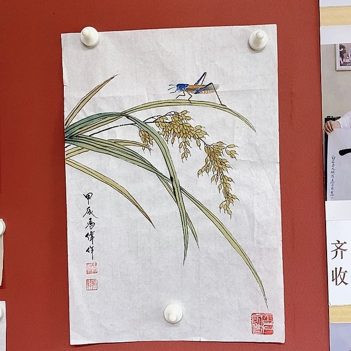 国画冯伟老师手绘国画作品音浩