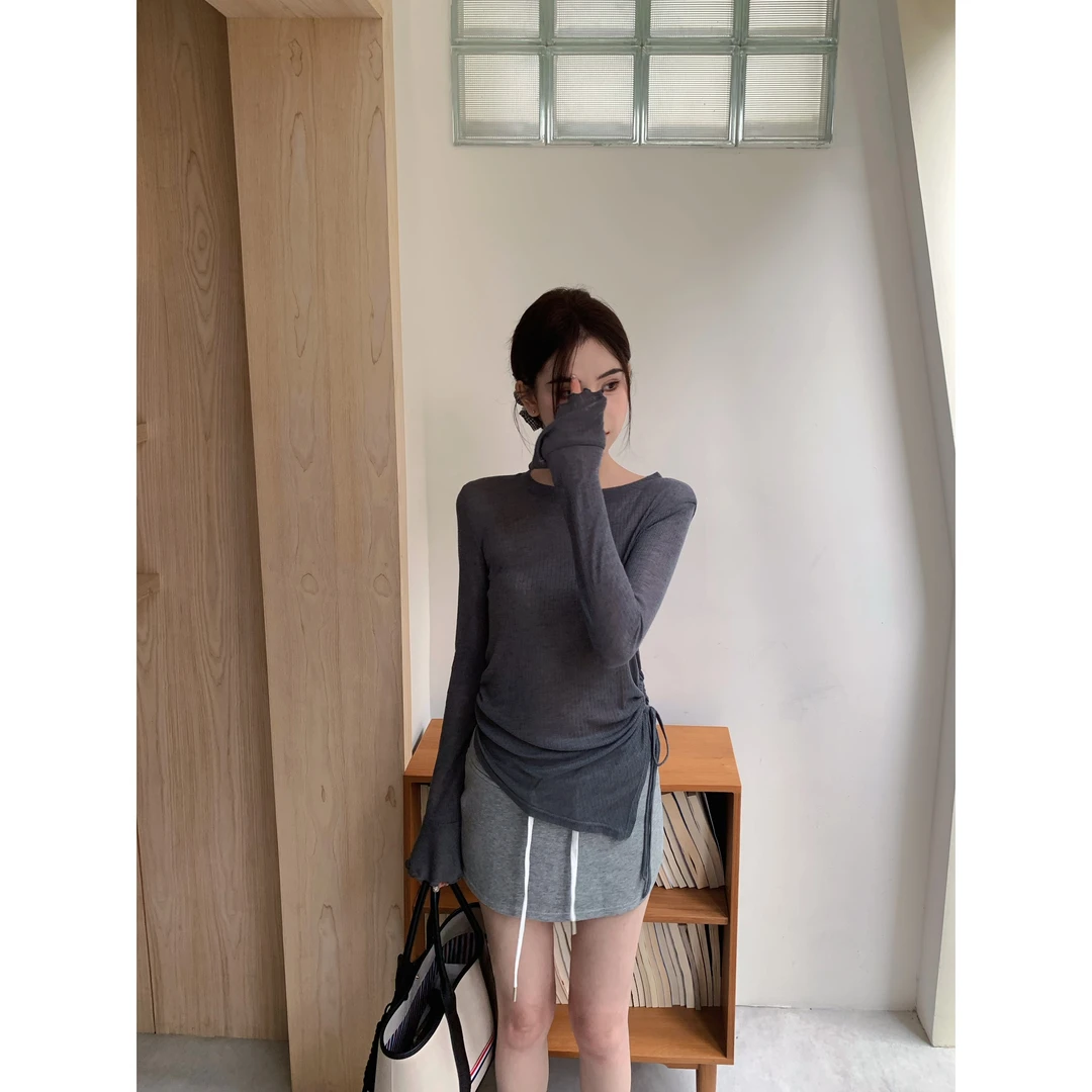 【想焊在腿上！巨推】R-96039 夏季抽绳A字休闲百搭简约舒适运动裙裤