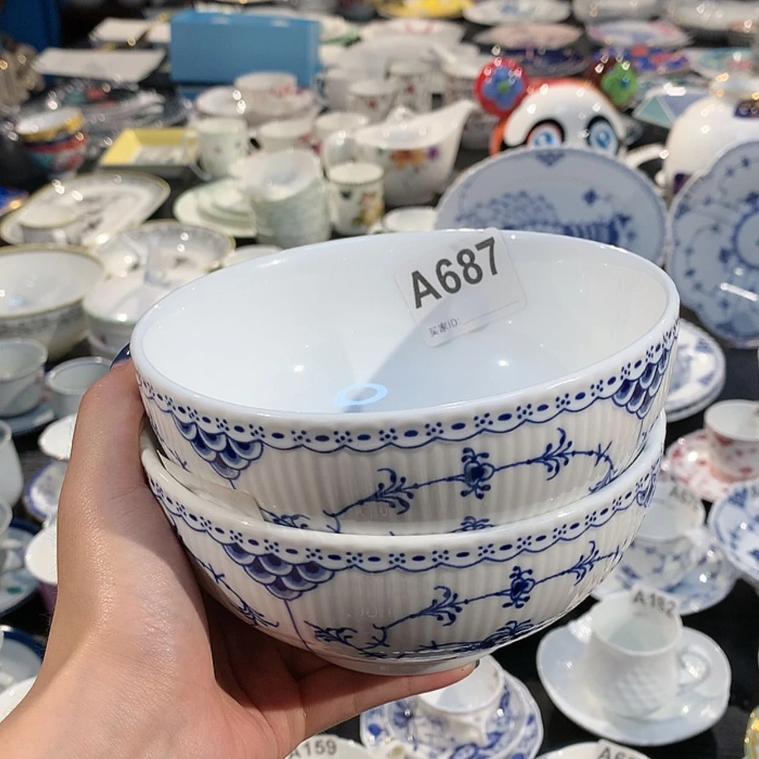 【闪购商品】瓷片两个面碗