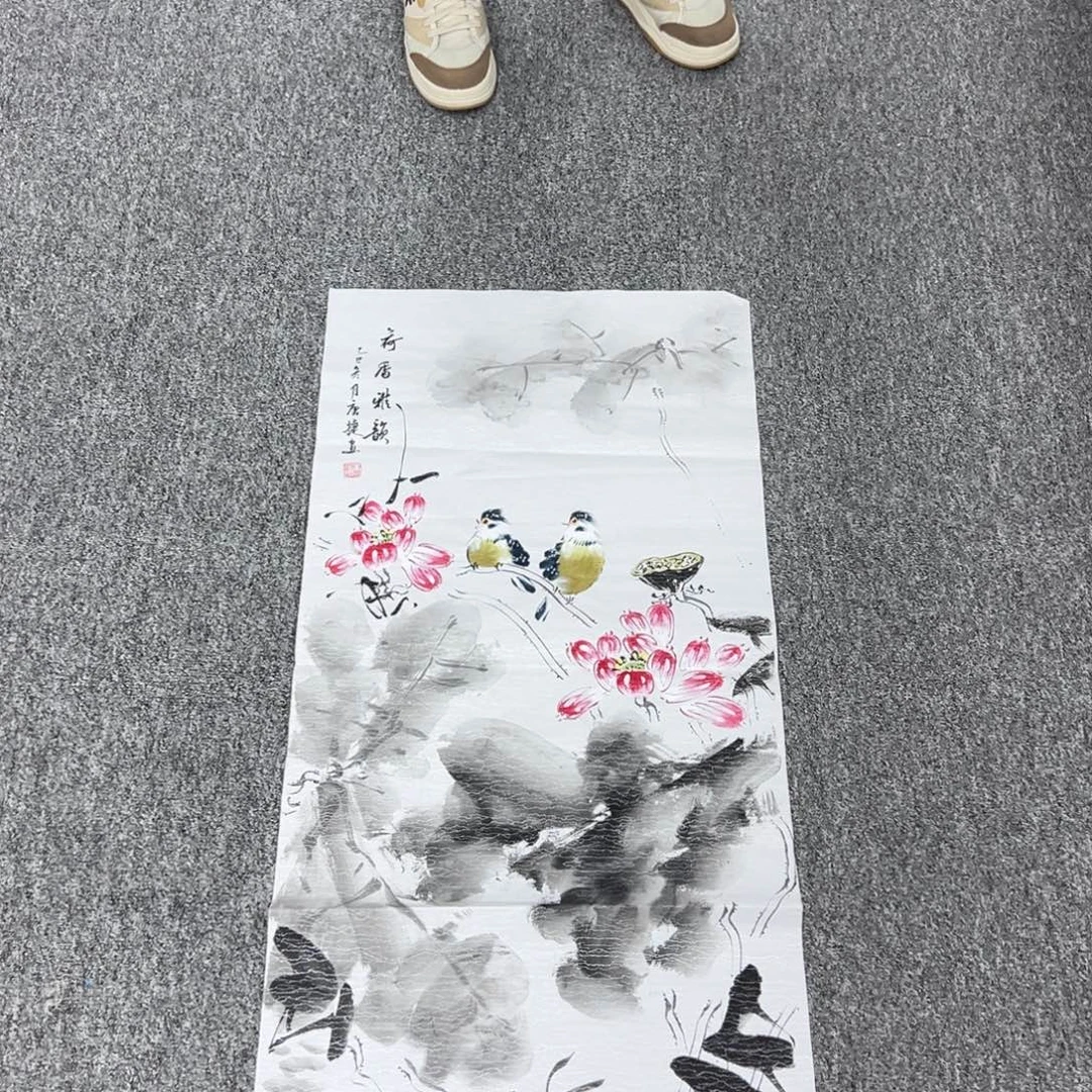 国画纯手绘字画宣纸