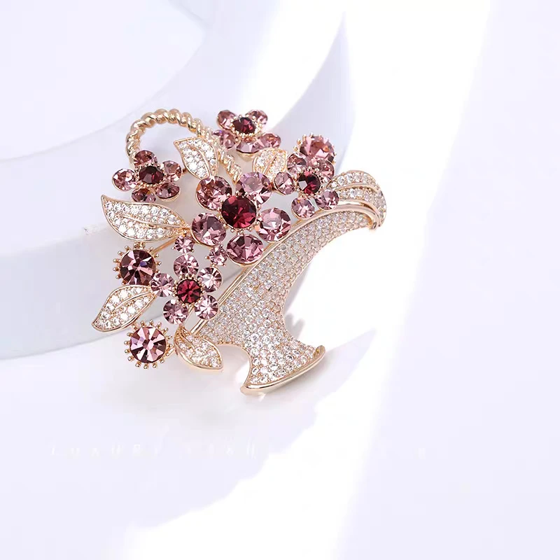 BAINIAN 【繁花锦簇】设计师气质胸针别针扣E249