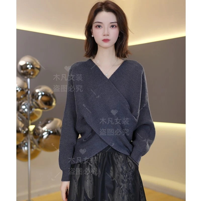 运补6-10  轻奢气质百搭毛衣女2025秋冬新款时尚内搭显瘦上衣