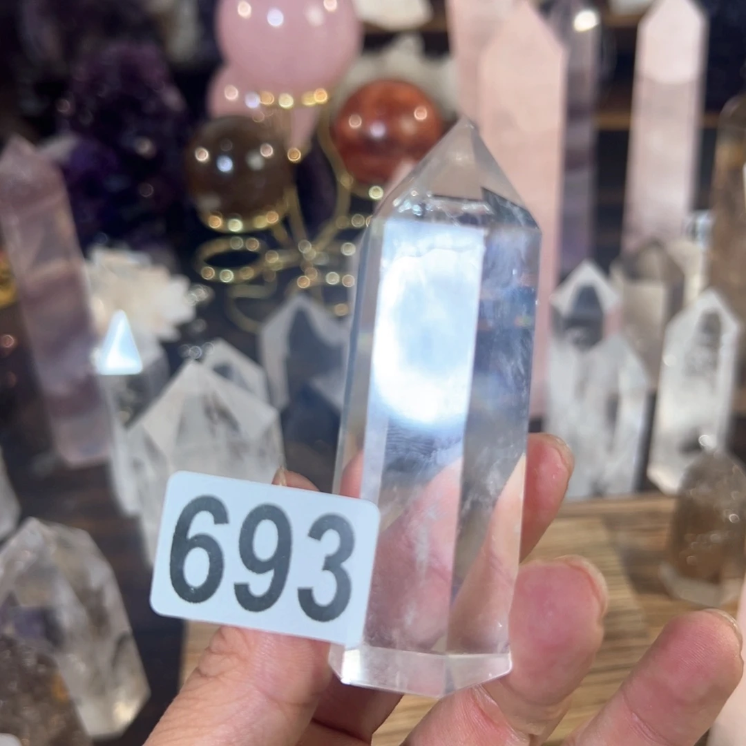 水晶天然水晶，默认微瑕未镶嵌