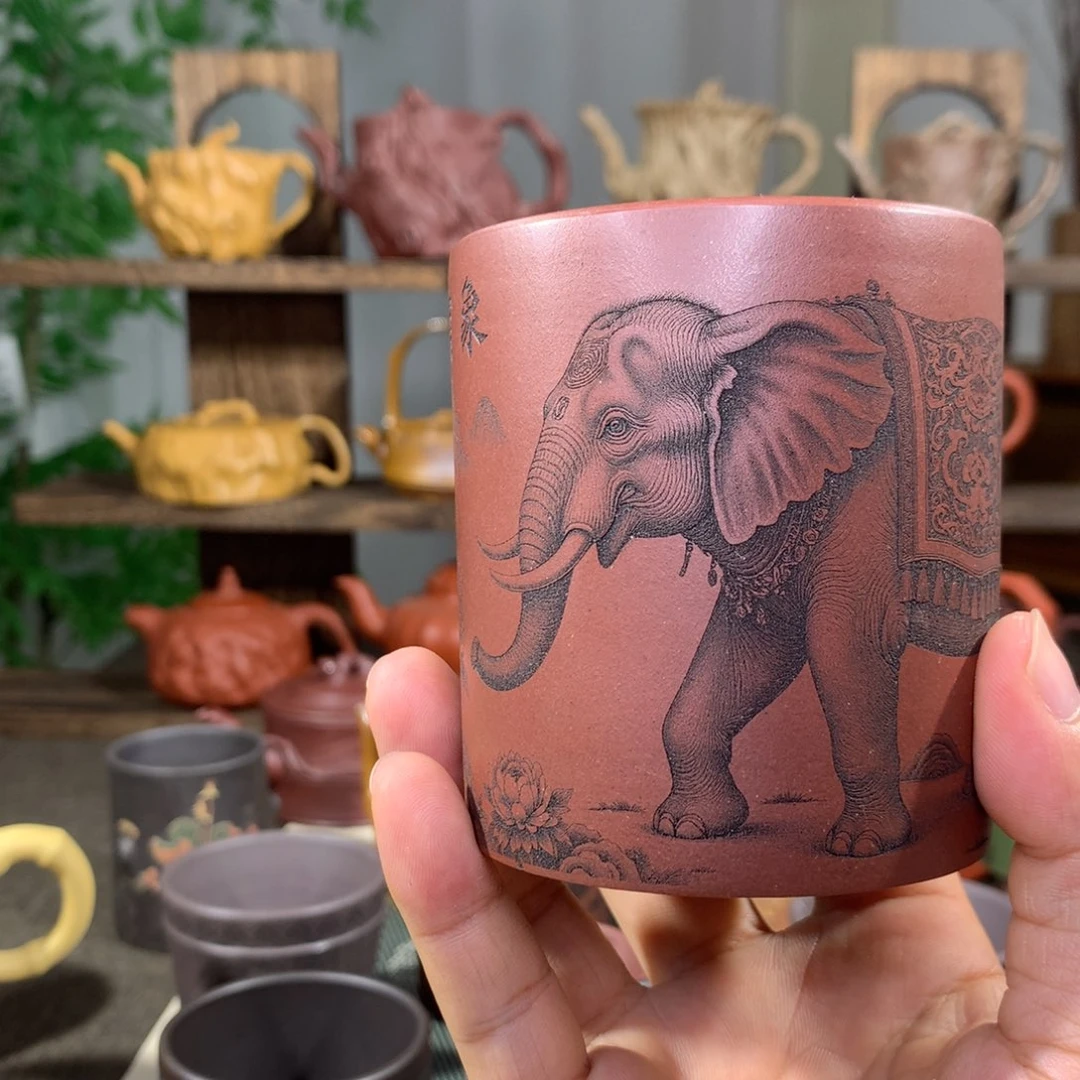 茶杯紫砂宜兴精品紫砂茶器