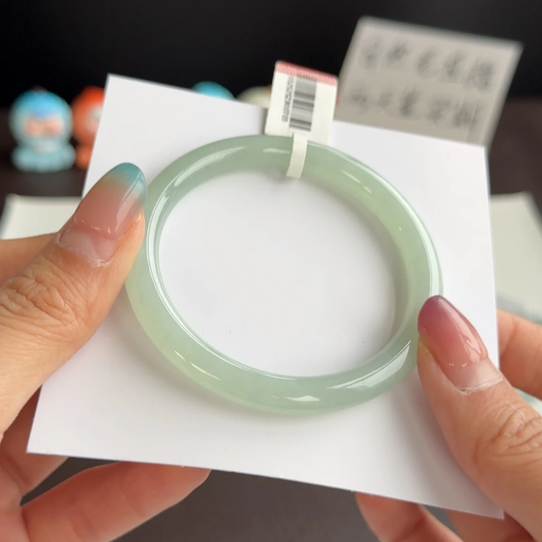 翡翠未镶嵌手镯46号 52.4