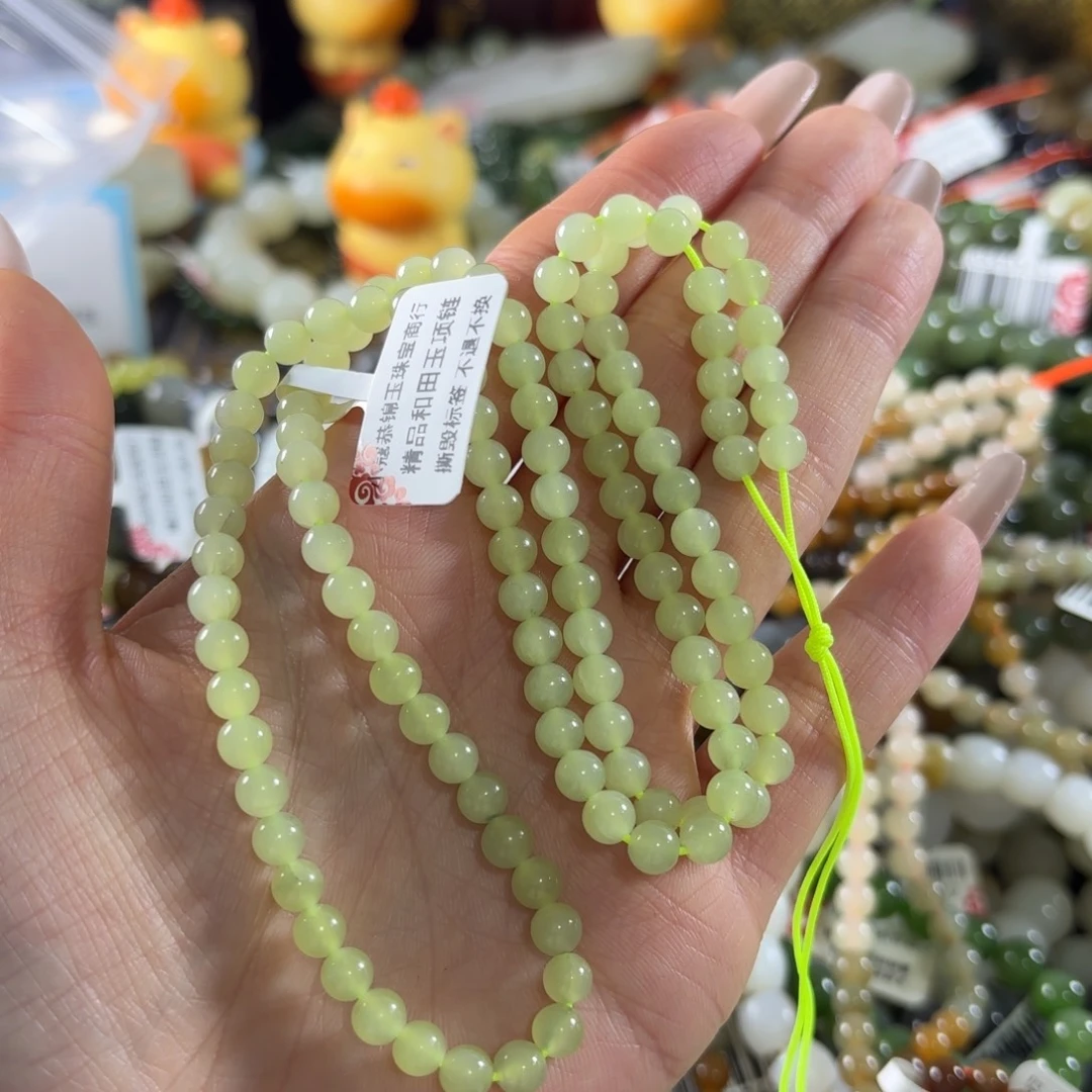 和田玉未镶嵌手串124