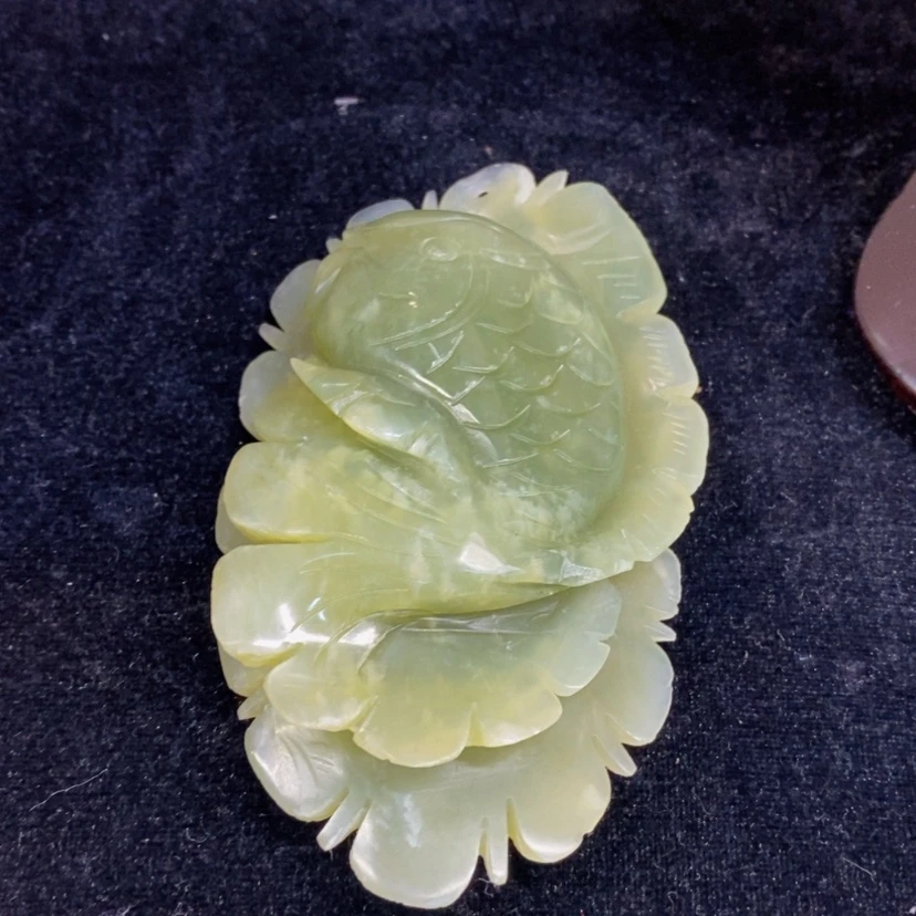 【闪购商品】蛇纹石玉摆件未镶嵌梦**落