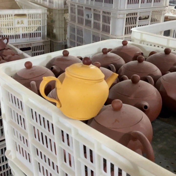 紫砂茶壶茶壶黄色