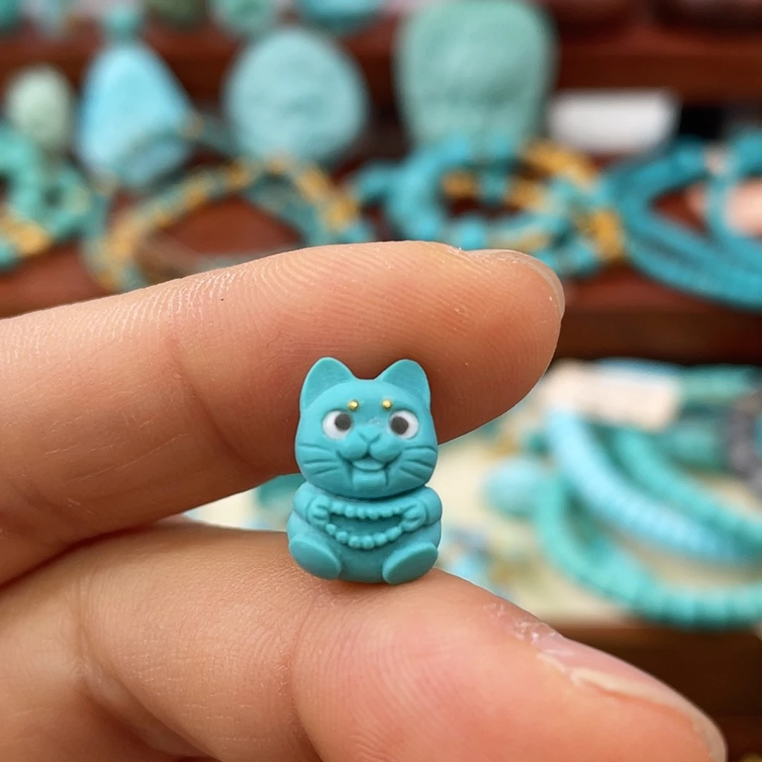 绿松石未镶嵌珠宝半成品