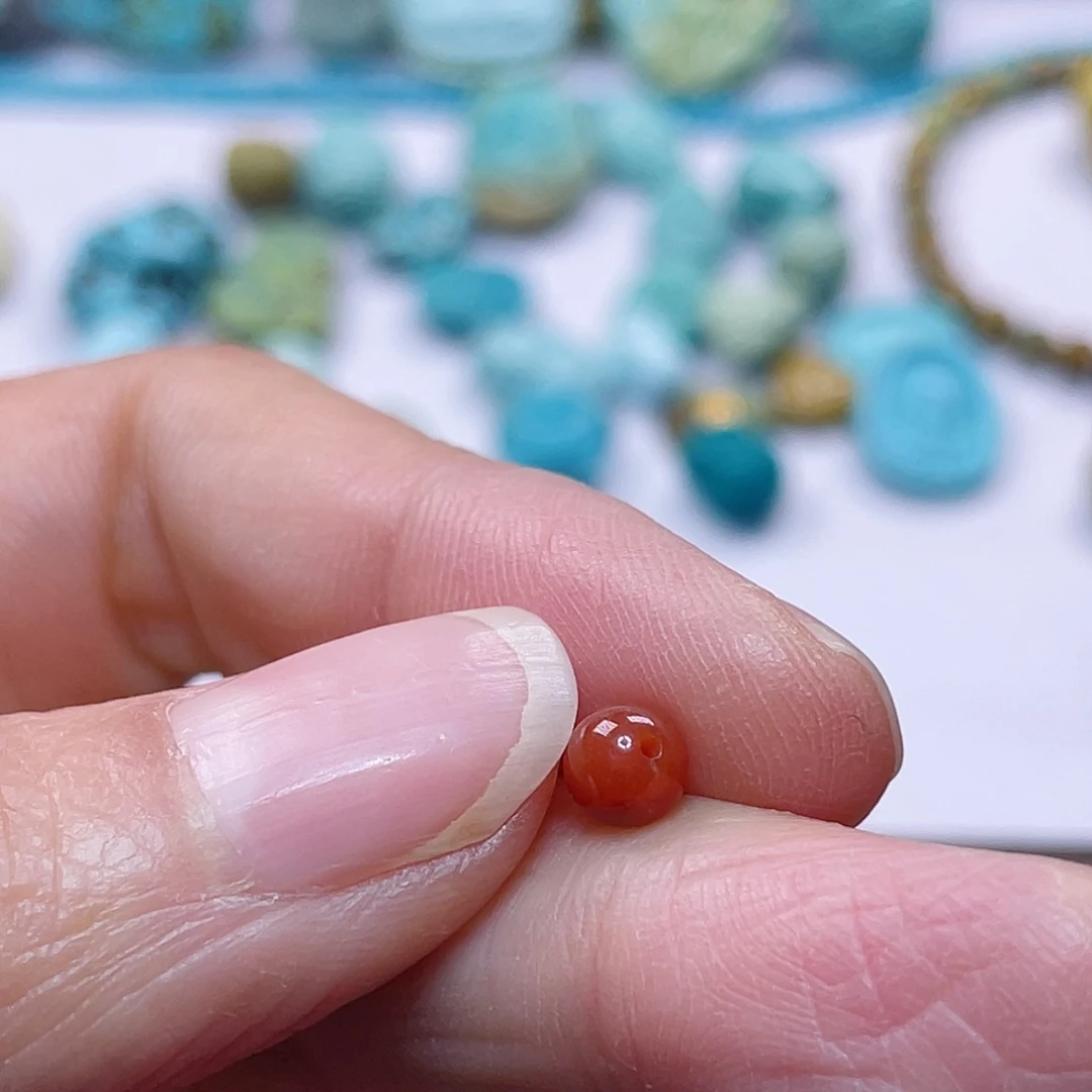 彼***）南红玛瑙未镶嵌配饰