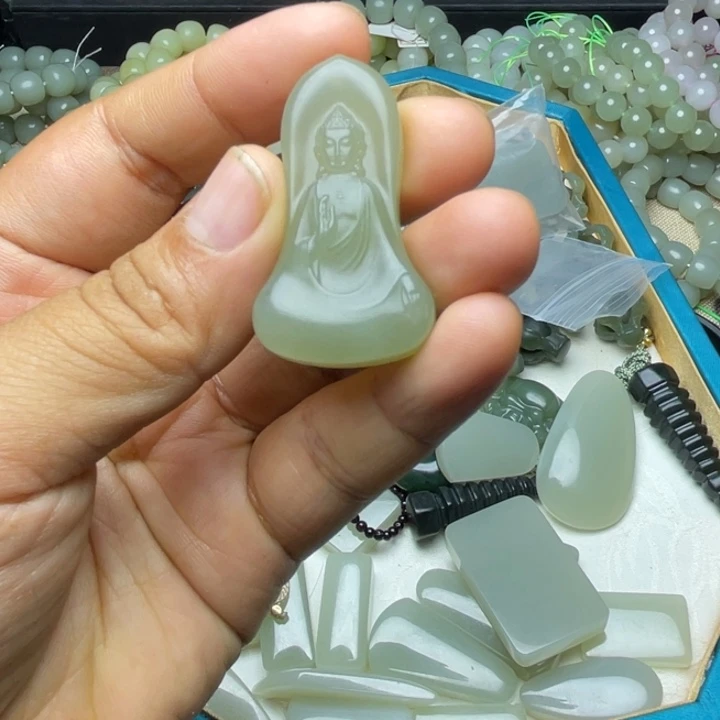 未镶嵌软玉珠宝半成品