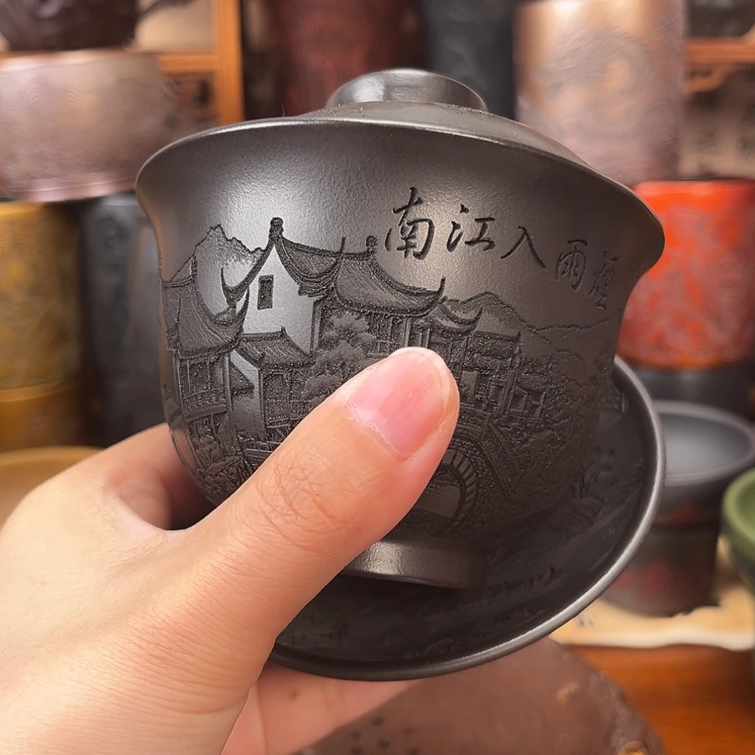 茶杯紫砂宜兴紫砂茶具正品