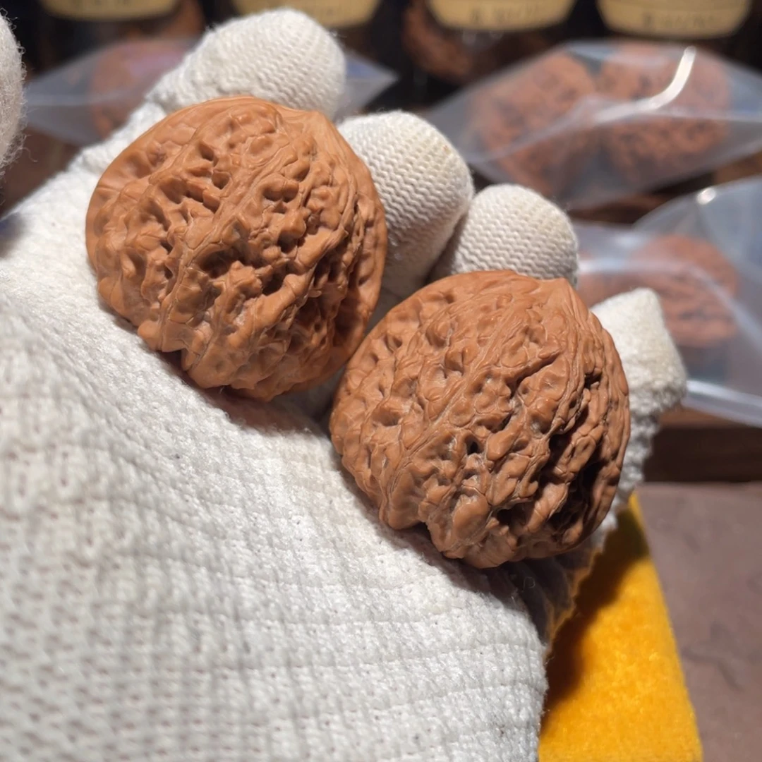 文玩核桃把件41凹底