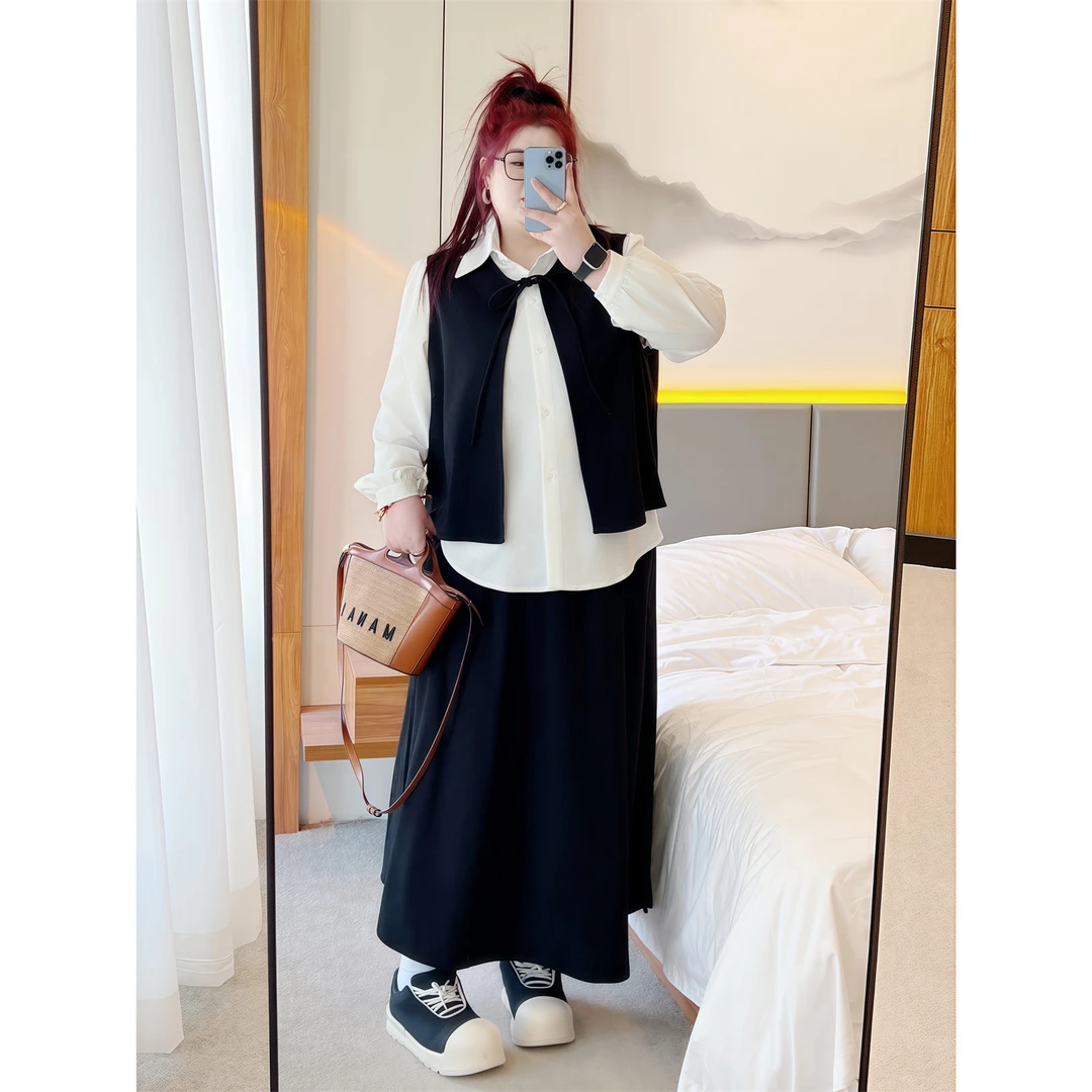 断码捡漏~安可絮语 / 开春穿搭法式简约套装12532胖MM200斤