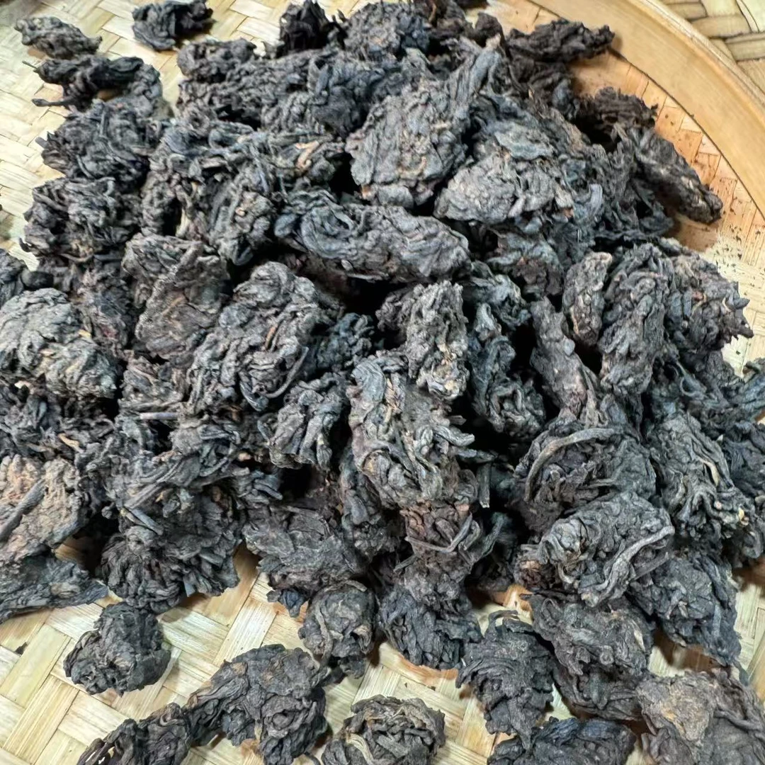 【小刚家的茶】7-20【LC126】 2017年磨烈老茶头散茶（普洱熟茶）