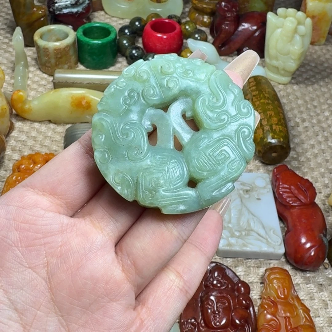 吊坠白玉菩提挂件