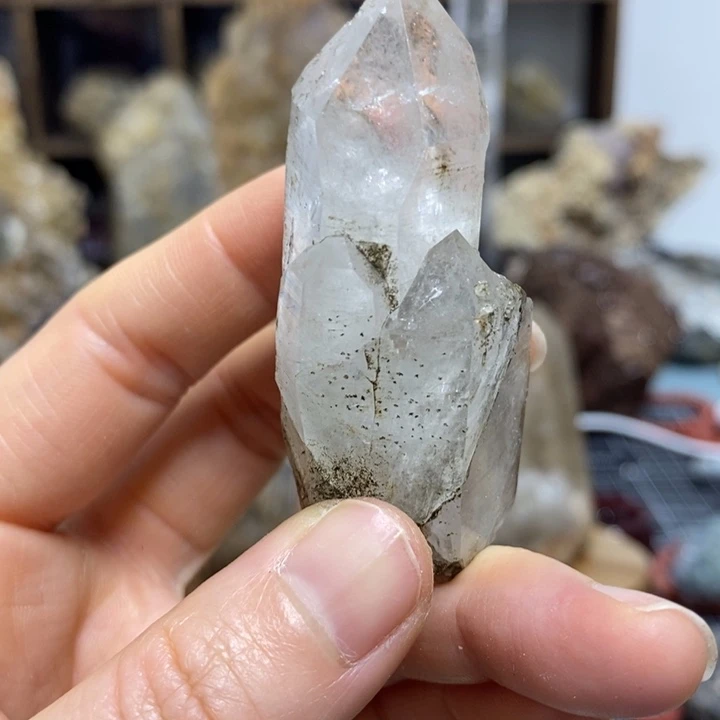水晶水晶柱未镶嵌