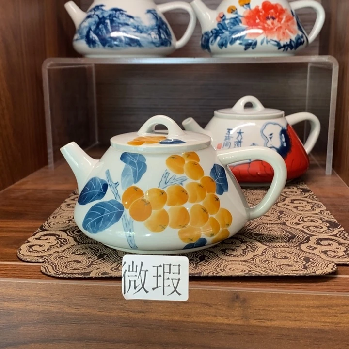 釉下老陶泥手工绘制