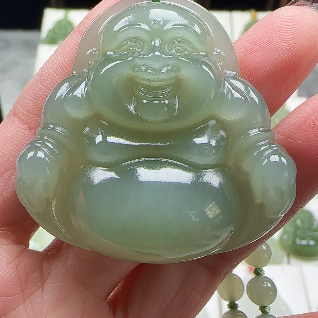 和田玉未镶嵌吊坠(赠链)