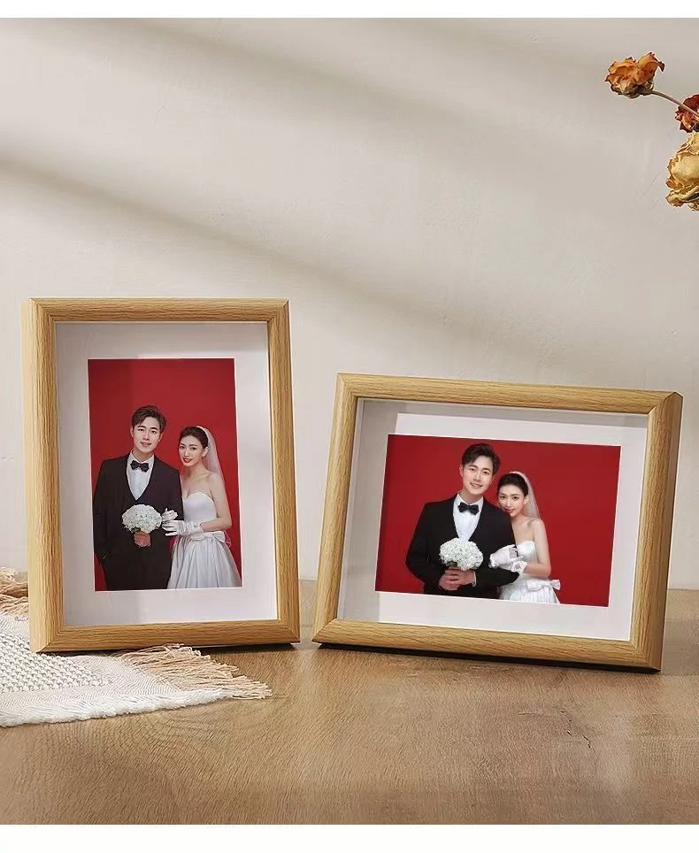 简约相框摆台海马体6寸婚纱照全家福写真挂墙5678寸客厅卧室摆件