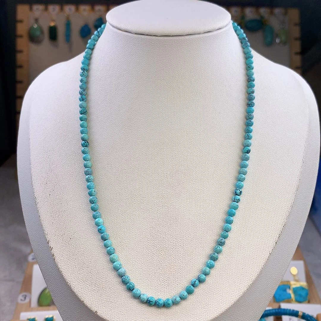 绿松石未镶嵌颈饰