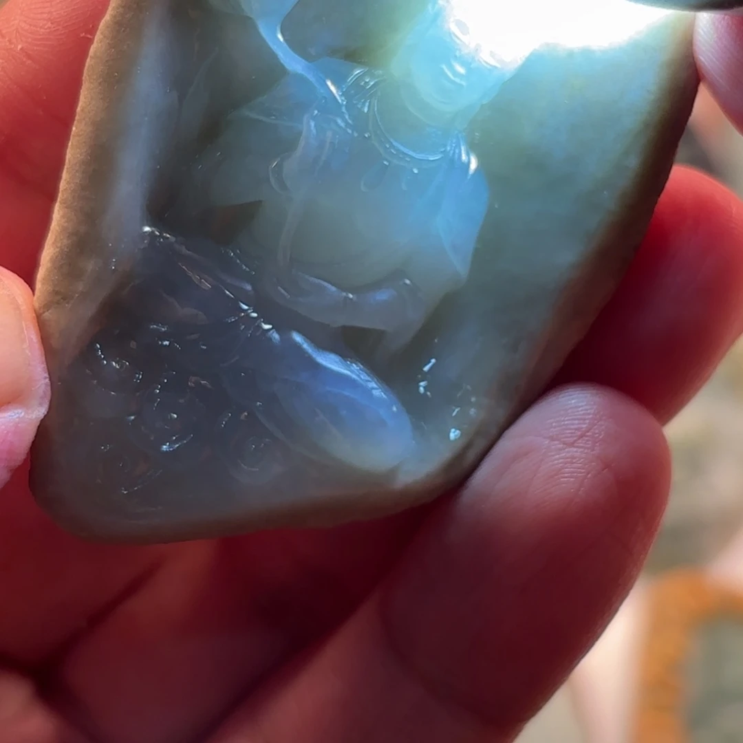 单***4定制翡翠未镶嵌观音