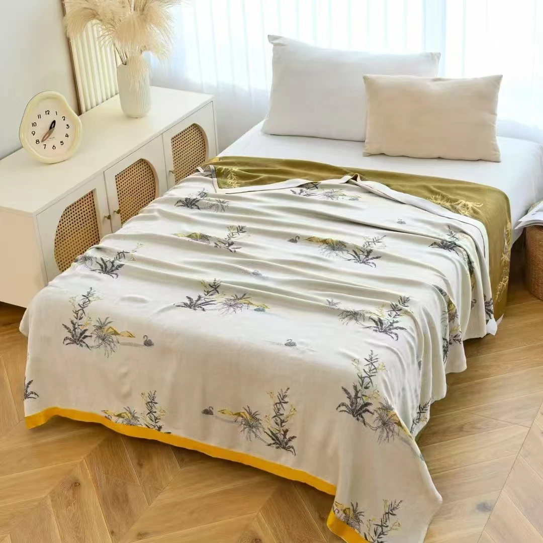 【清姿】150*200高端色织a类丝滑凉爽亲肤凉感毯