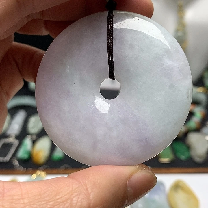 翡翠未镶嵌颈饰天然A货翡翠