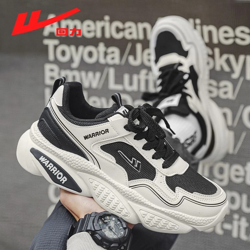 回力老爹鞋男款潮流百搭春季2025新款休闲网面鞋厚底透气运动鞋潮