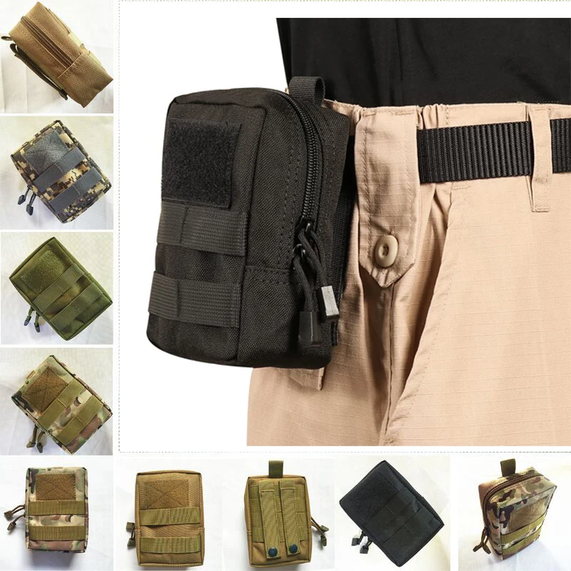 战术腰包户外运动附件迷彩挂包EDC手机腰包鱼具包系统杂物收纳包