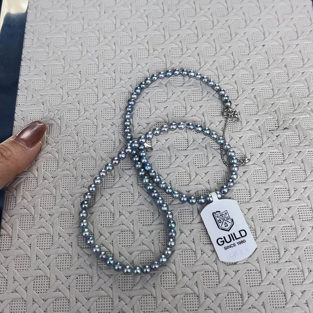 海水珍珠项链未镶嵌猪*侠4210975975